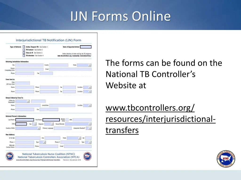 ijn forms online