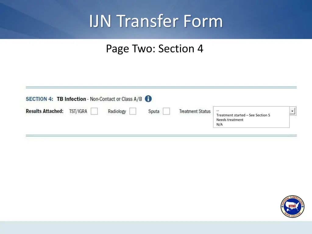 ijn transfer form 6