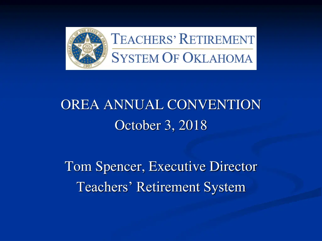orea annual convention october 3 2018