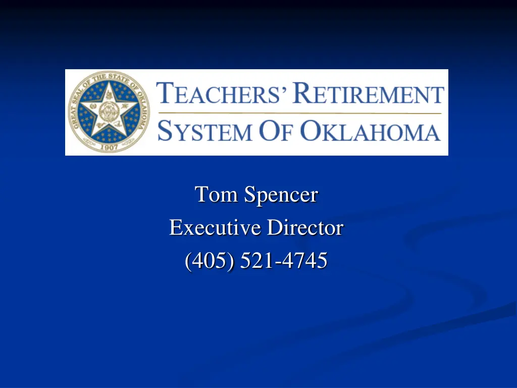 tom spencer executive director 405 521 4745
