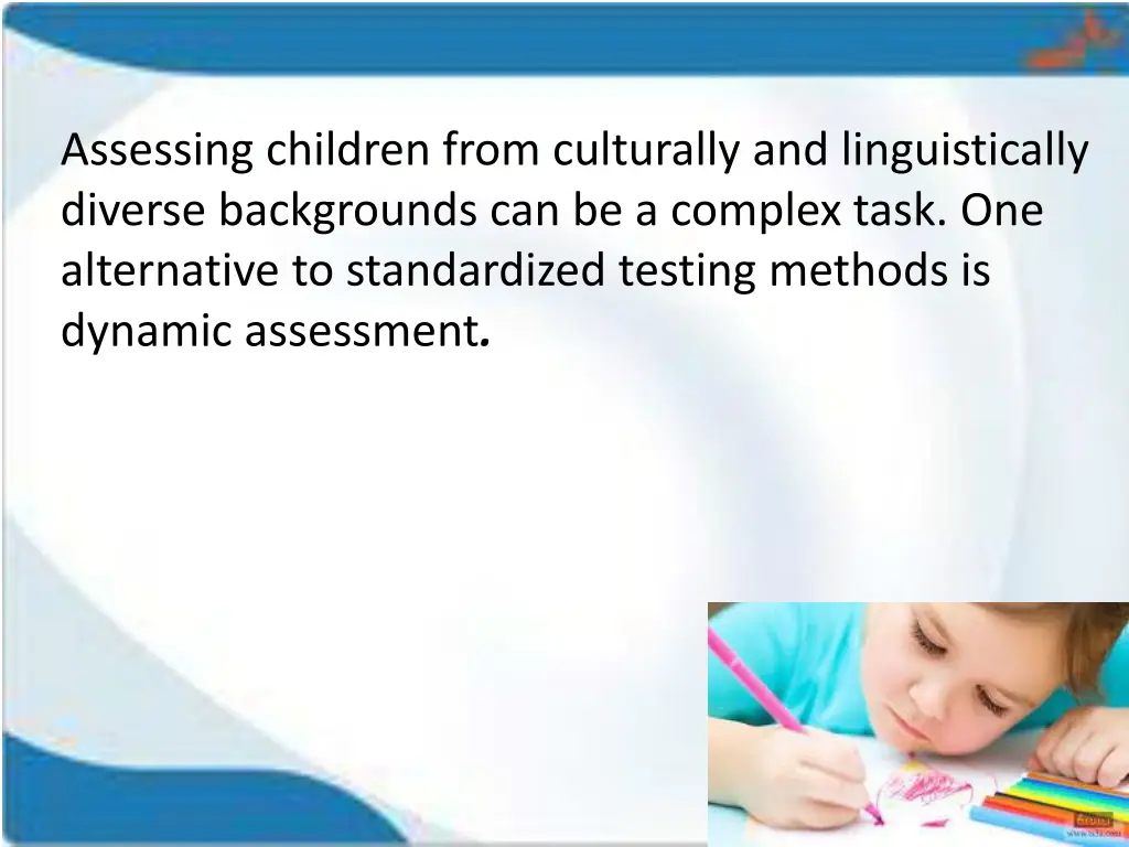 assessing children from culturally