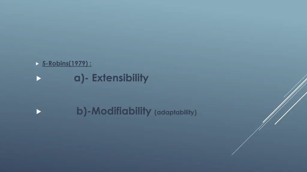 5 robins 1979 a extensibility