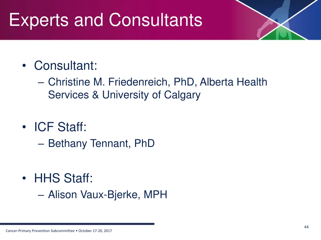 experts and consultants