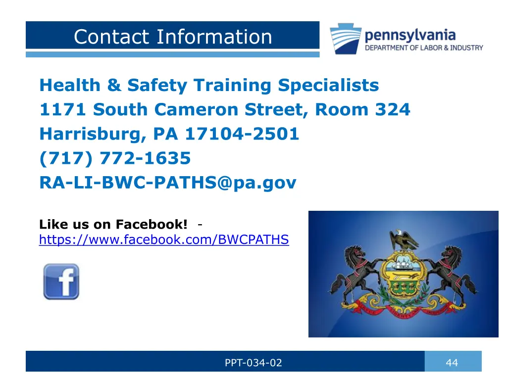 contact information