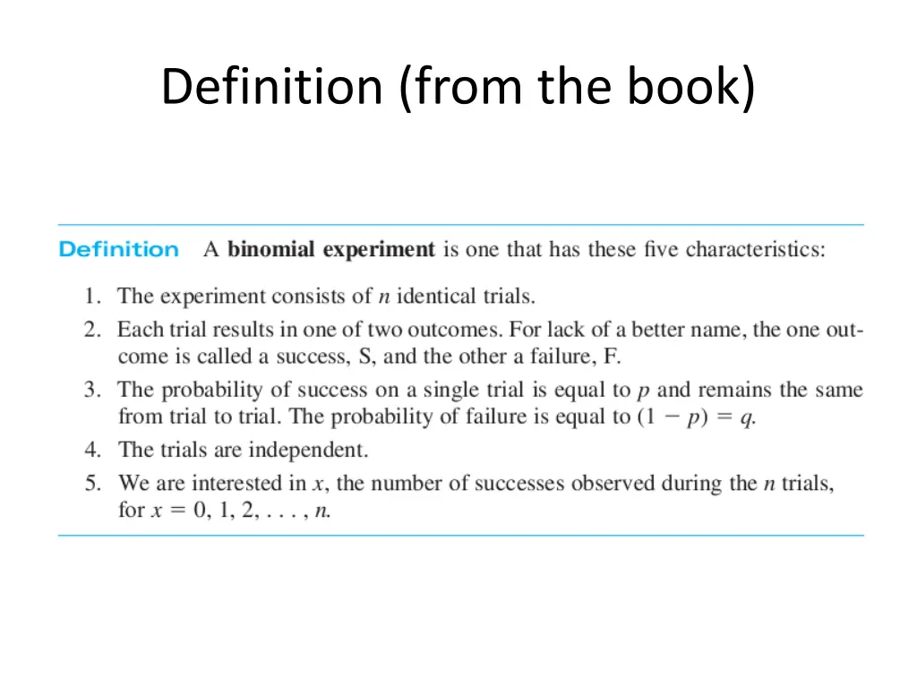 definition from the book