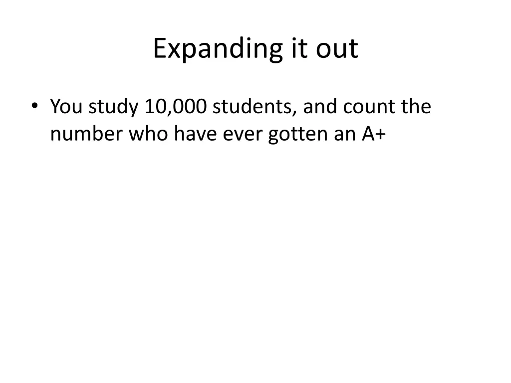expanding it out 1