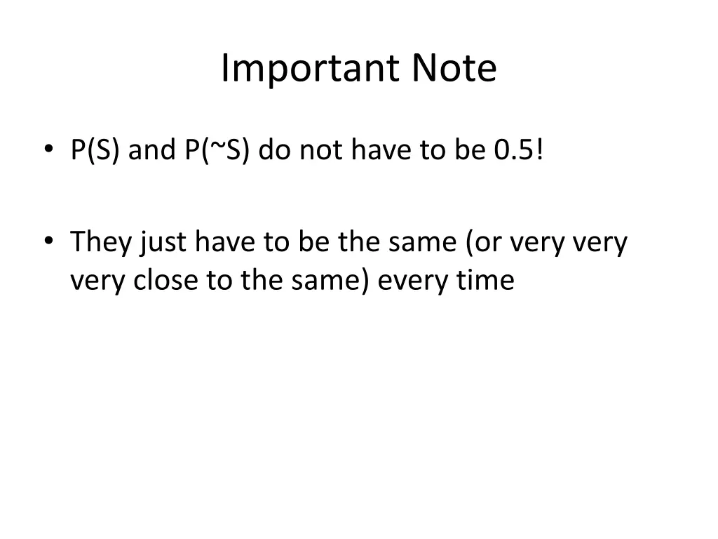 important note