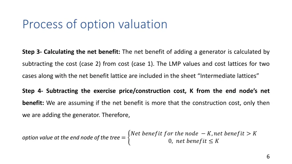 process of option valuation 1