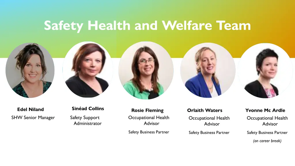 safety health and welfare team