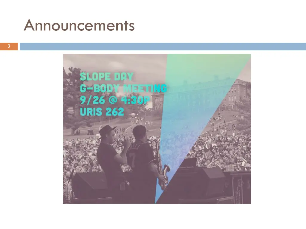 announcements 1
