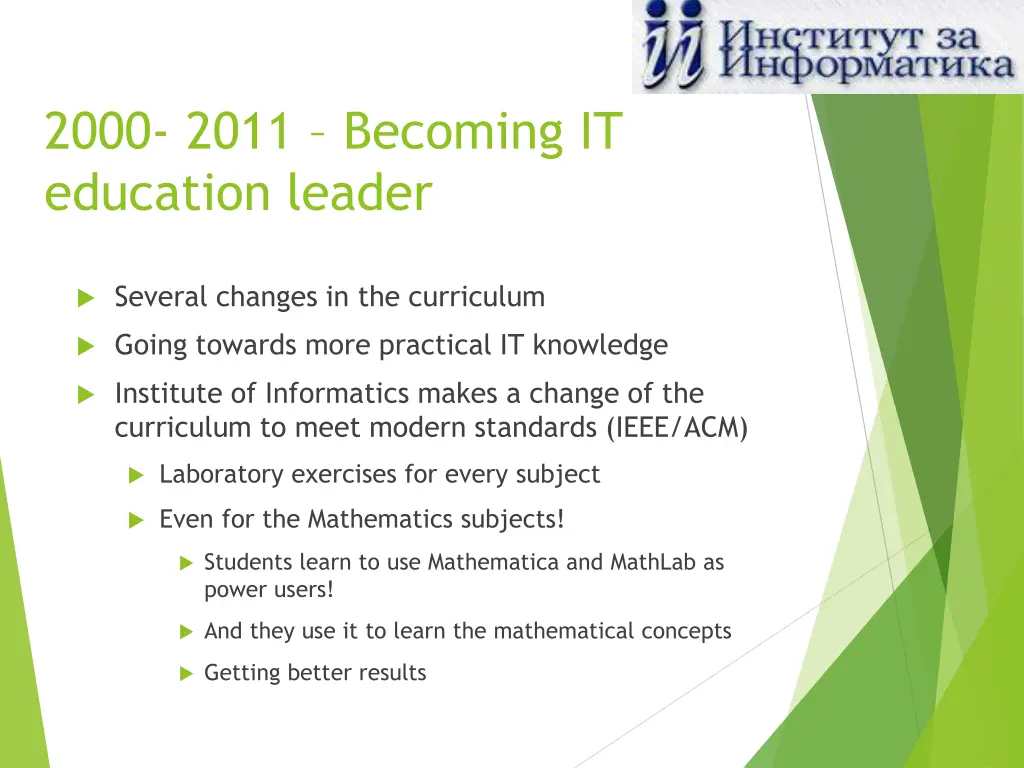 2000 2011 becoming it education leader