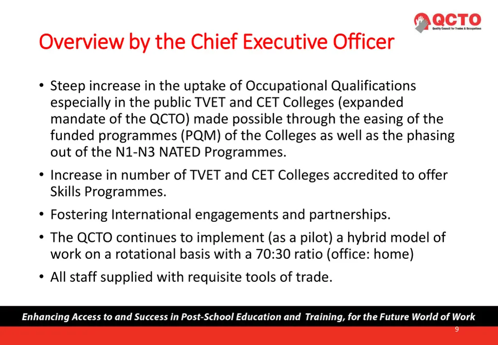 overview overview by the chief executive officer 1