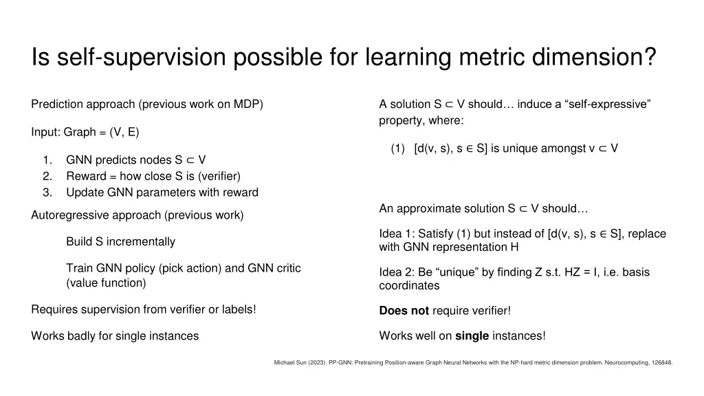is self supervision possible for learning metric
