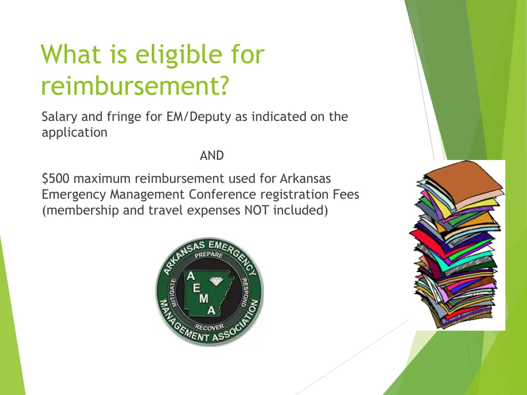 what is eligible for reimbursement
