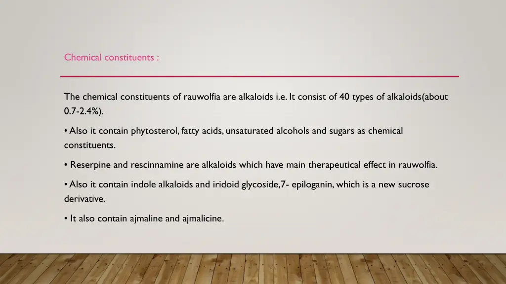 chemical constituents 3
