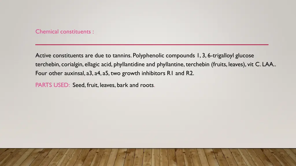 chemical constituents 4