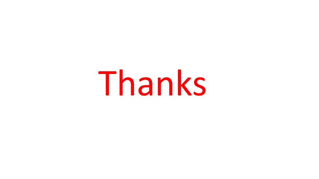 thanks