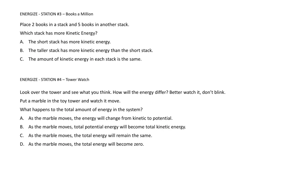 energize station 3 books a million