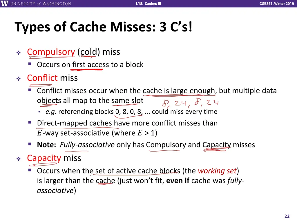 l18 caches iii 21