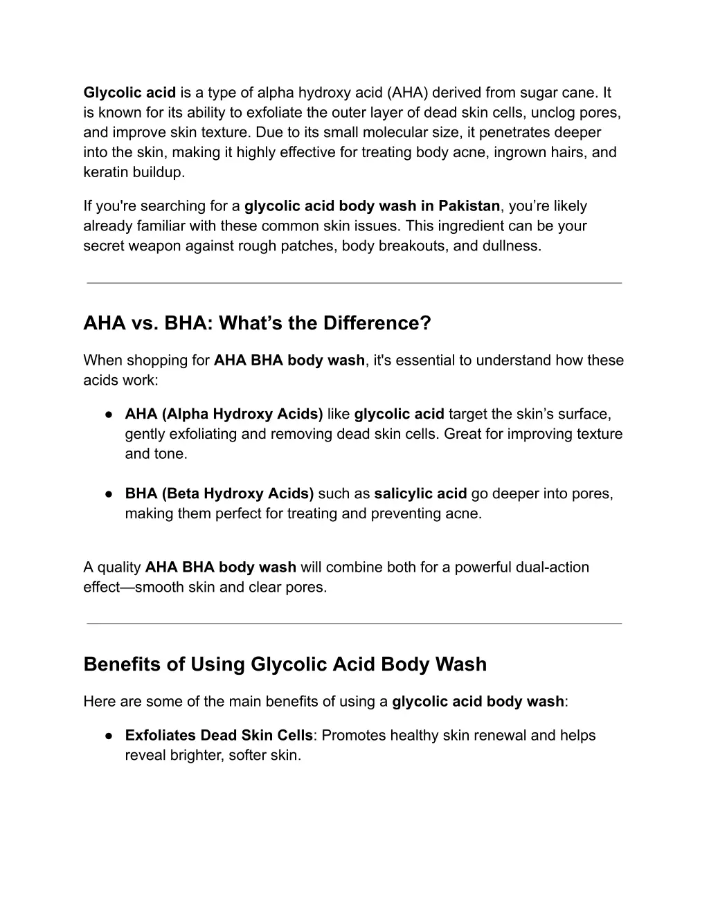 glycolic acid is a type of alpha hydroxy acid