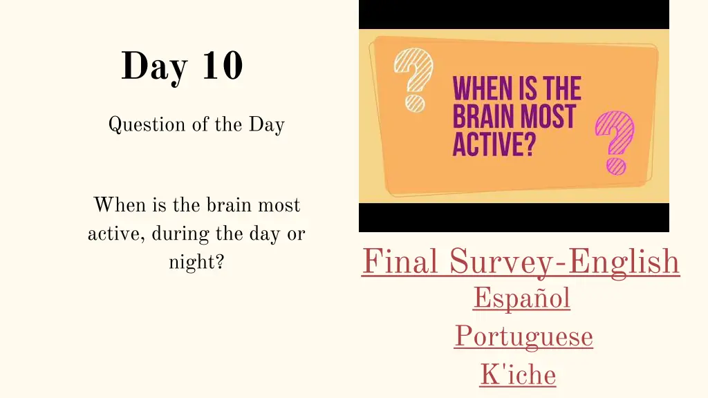 sleep on it sleep tip 10 active brain