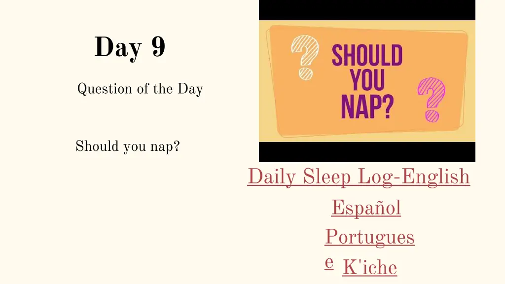 sleep on it sleep tip 9 should you nap