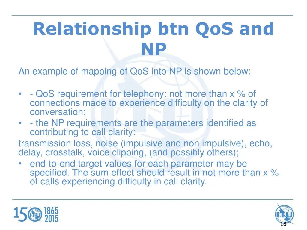 relationship btn qos and np
