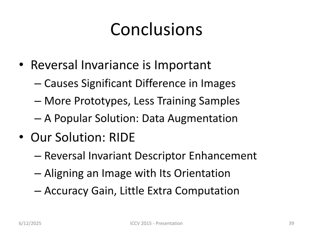 conclusions