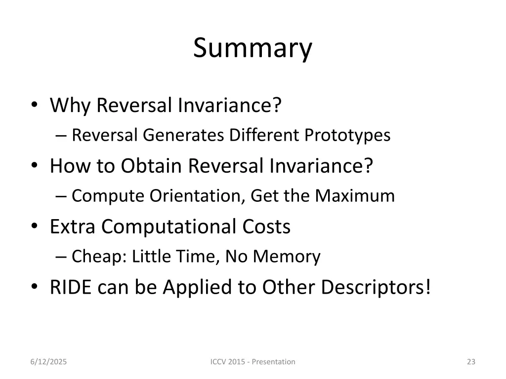 summary