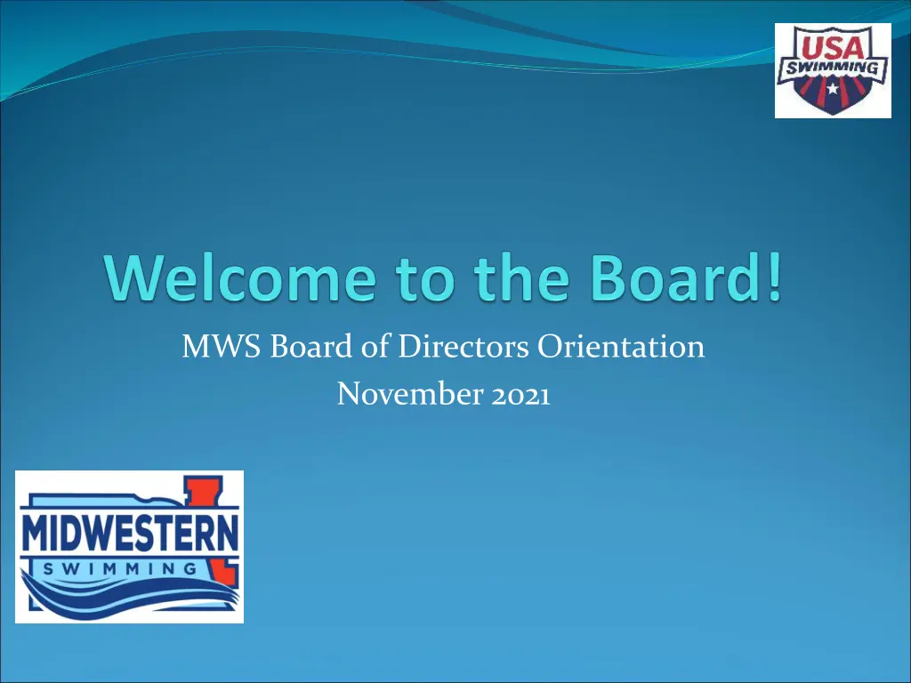 mws board of directors orientation november 2021