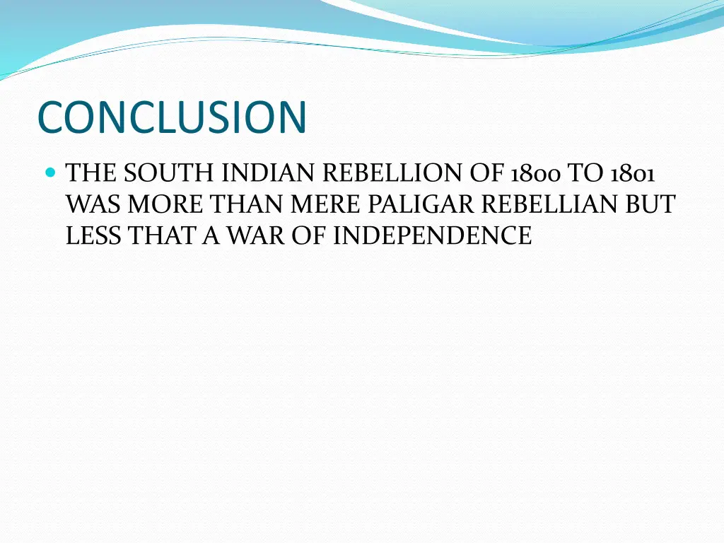 conclusion