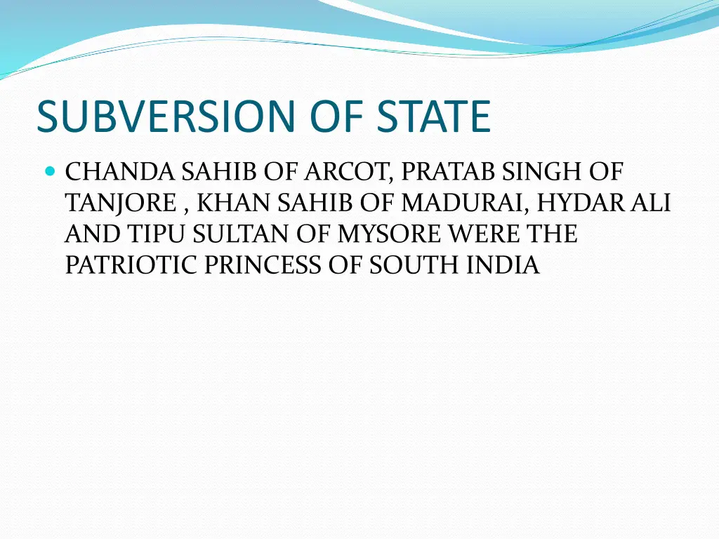subversion of state