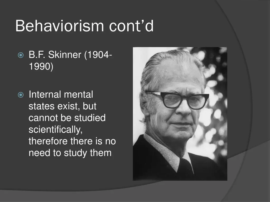 behaviorism cont d 1