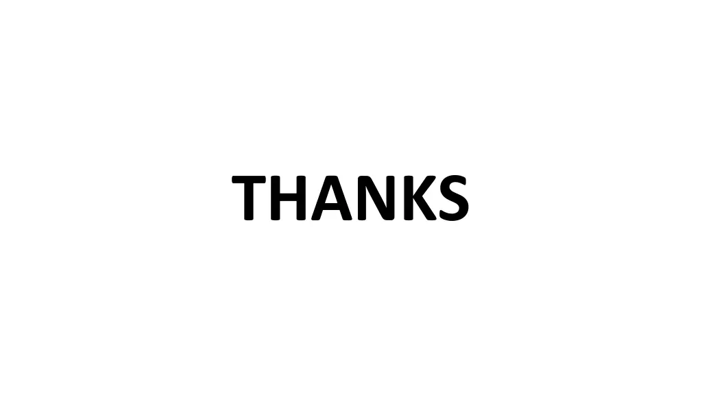 thanks