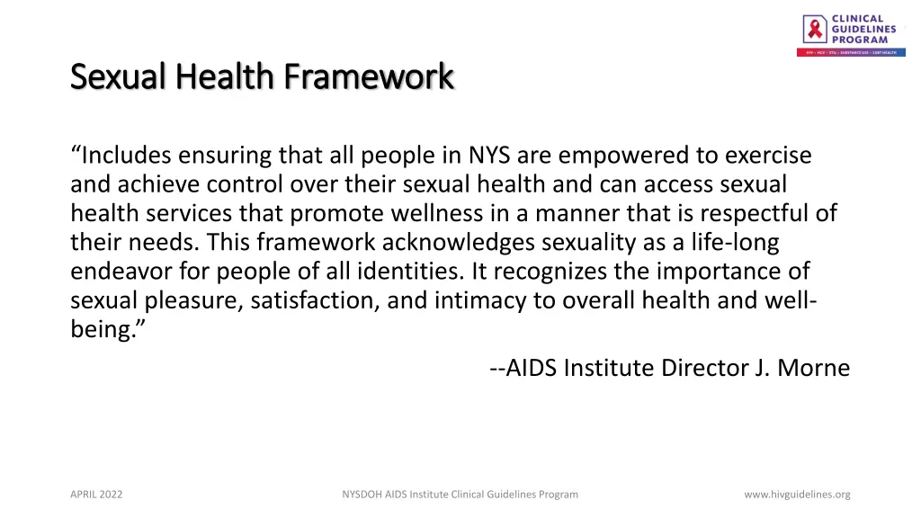 sexual health framework sexual health framework