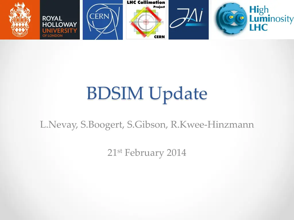bdsim update
