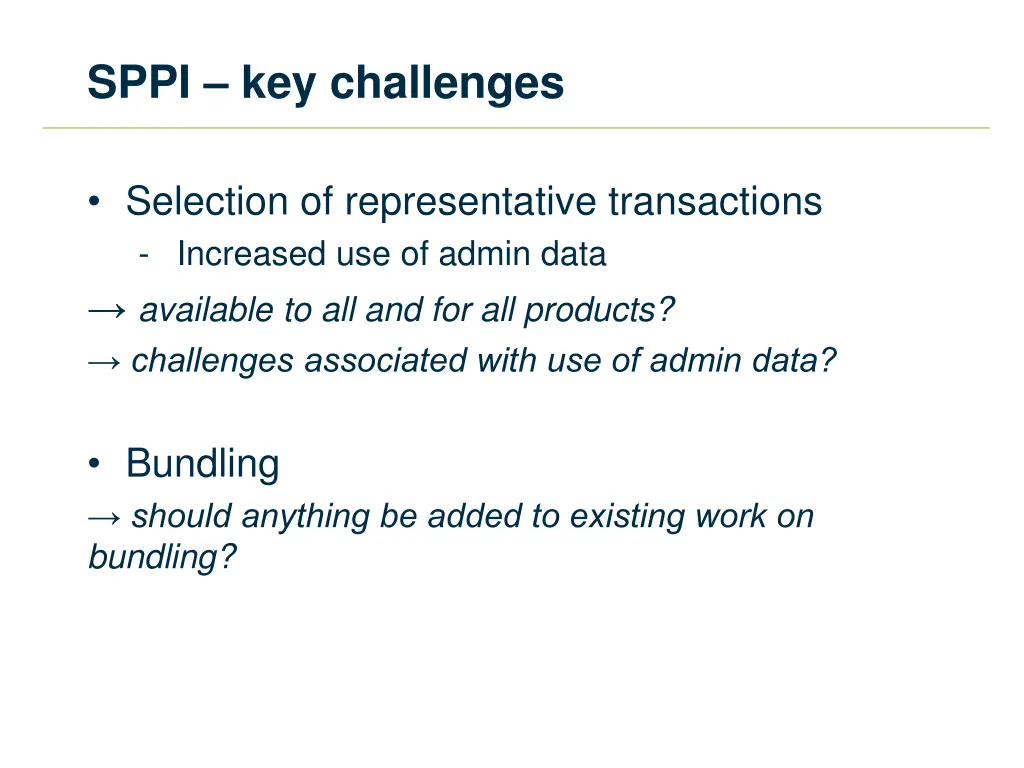 sppi key challenges
