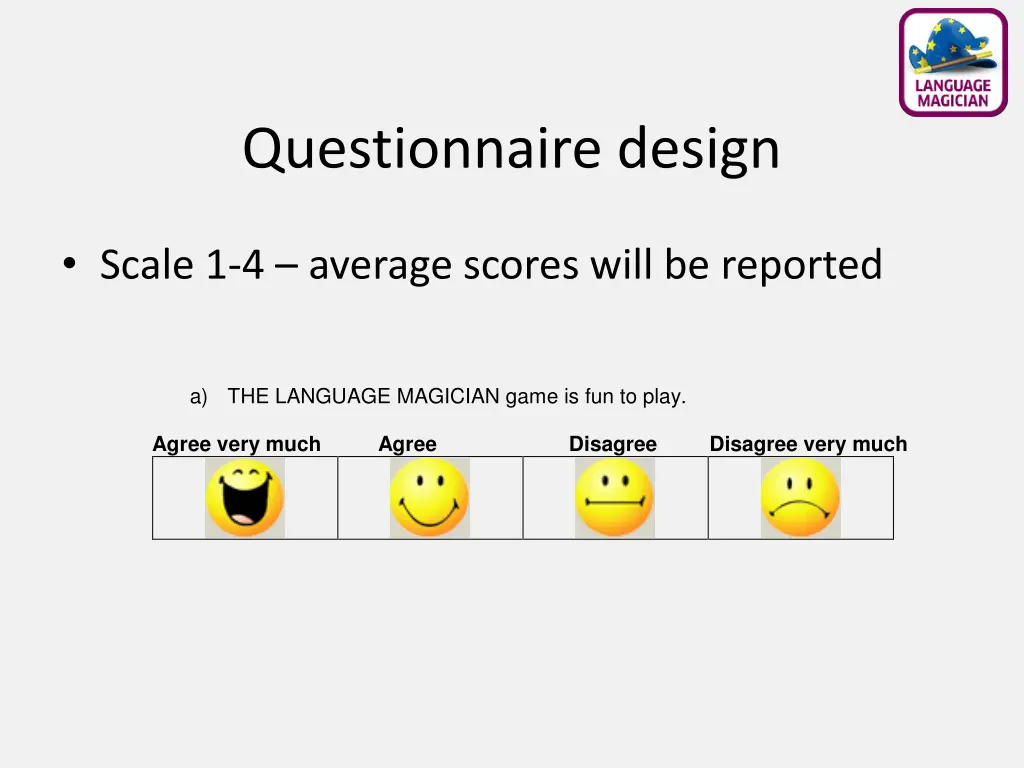 questionnaire design 1
