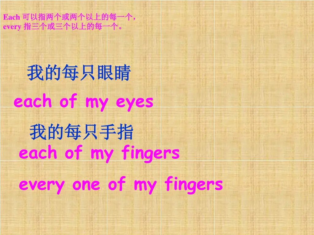 each every 1