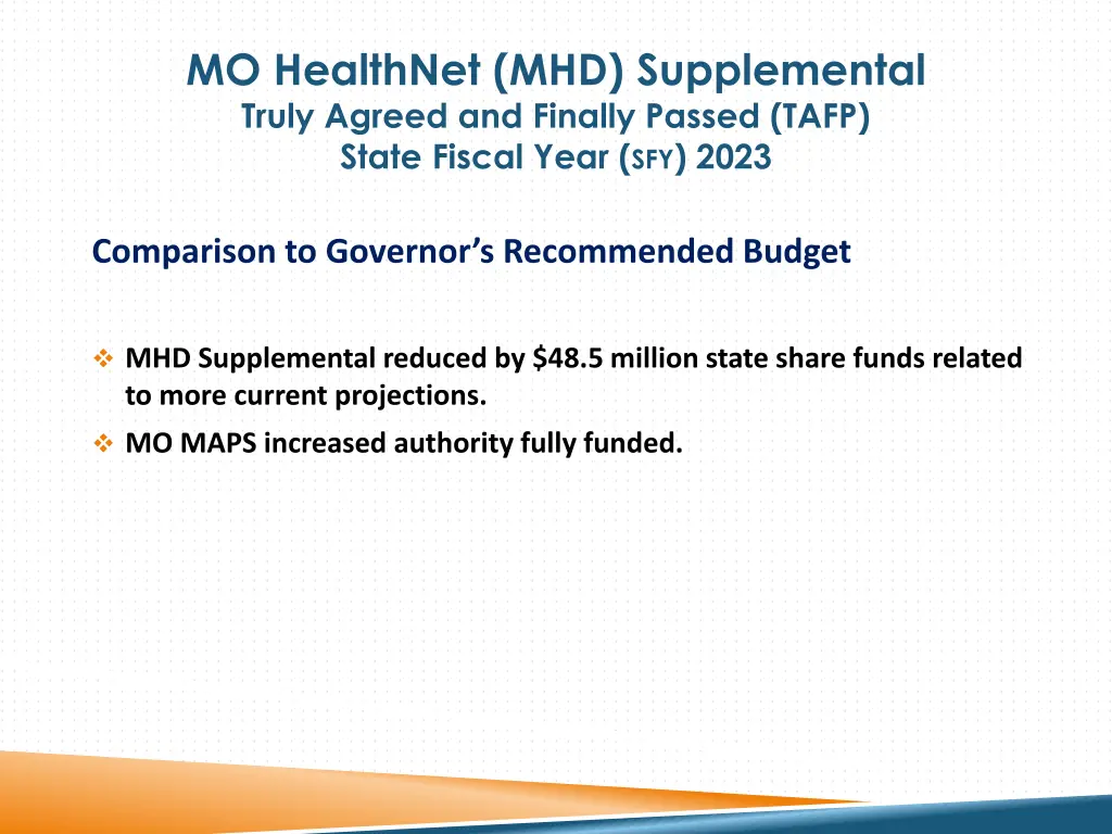 mo healthnet mhd supplemental truly agreed