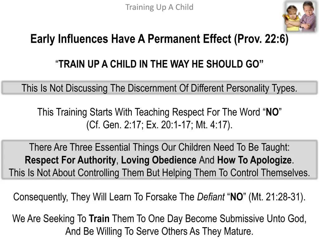 training up a child 2
