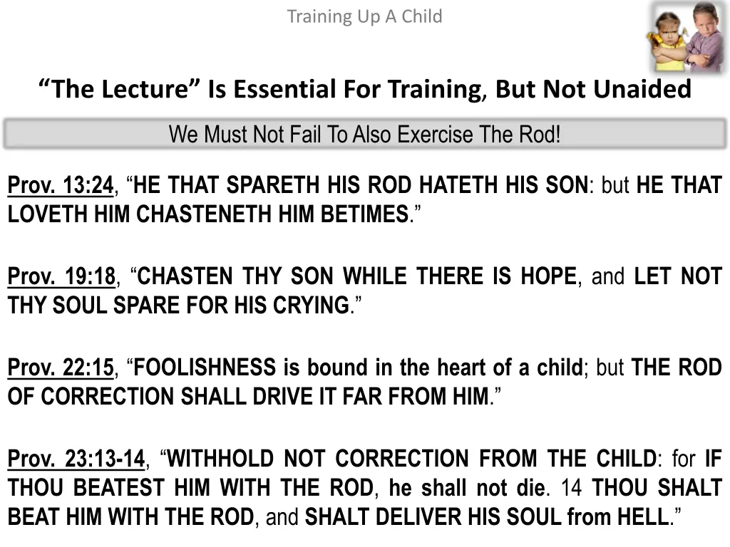 training up a child 4