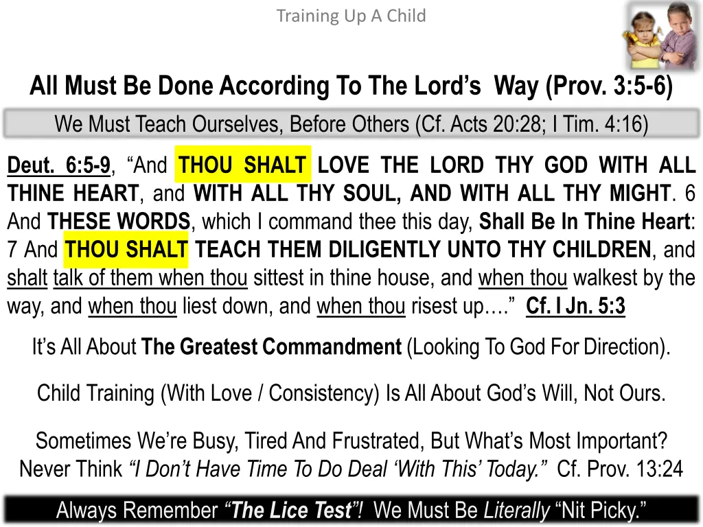 training up a child 5