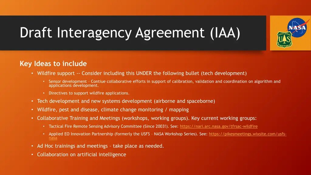 draft interagency agreement iaa 2