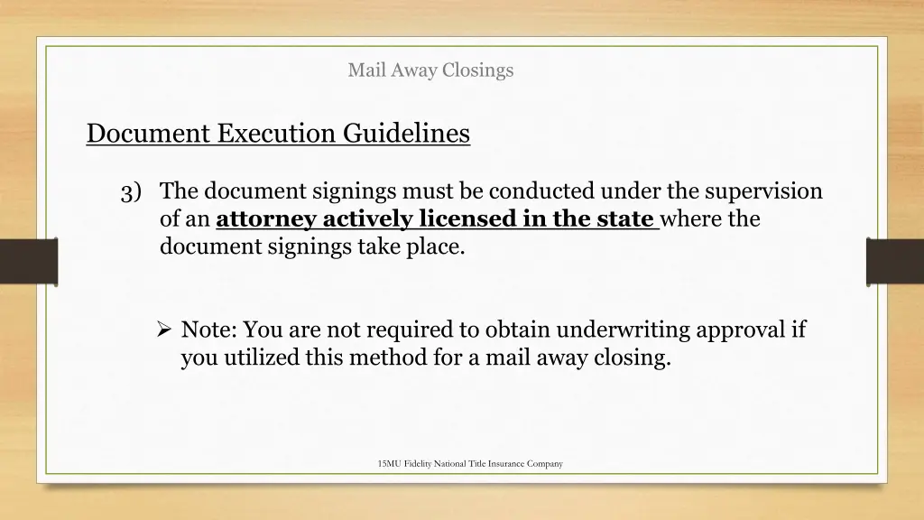 mail away closings 5