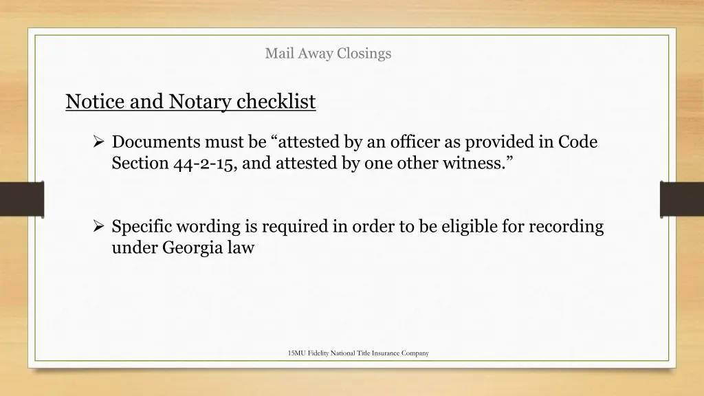 mail away closings 8