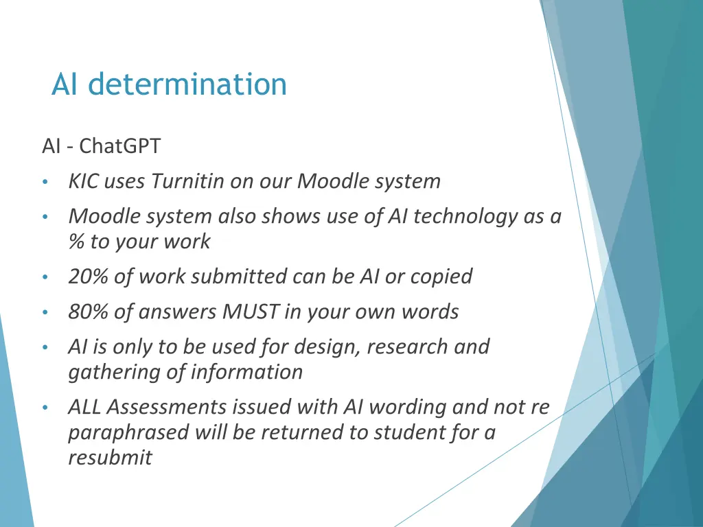 ai determination