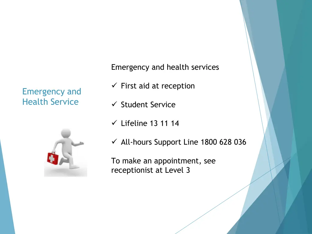 emergency and health services