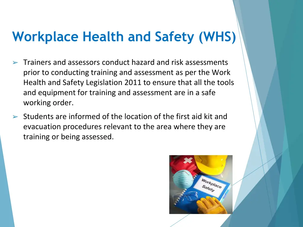 workplace health and safety whs