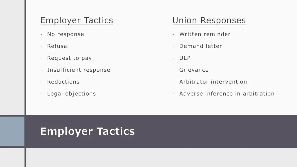 employer tactics 1